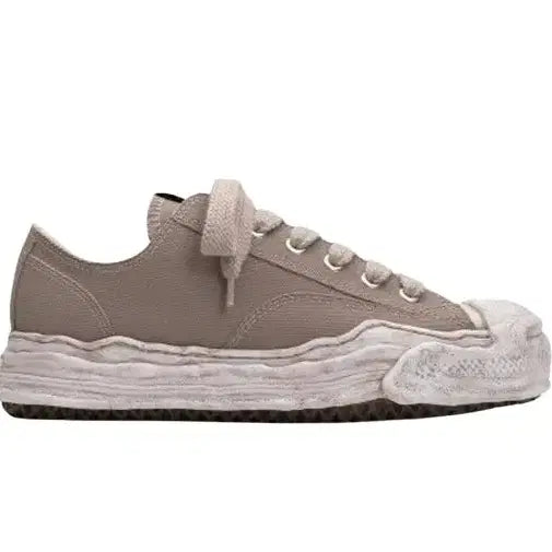 [BUNJANG] Maison Mihara Yasuhiro Hank OG Sole Garment Dyed Canvas Low-top Sneakers Gray (Size 43) / 미하라 야스히로 행크 가먼트 다이드 그레이 ( size 43+새상품 )