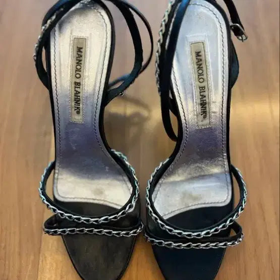 [BUNJANG] Manolo Blahnik Chain Heel Black / 마놀로블라닉 체인 힐 블랙