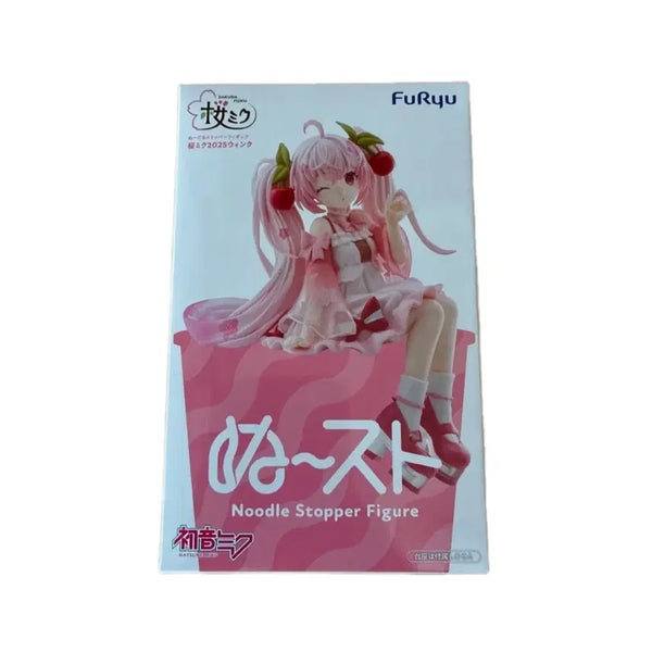 [BUNJANG] Furyu 2025 Sakura Miku Noodle Stopper Miku Figure (Sealed) / 미개봉) 후류 2025 사쿠라미쿠 누들스토퍼 미쿠 피규어