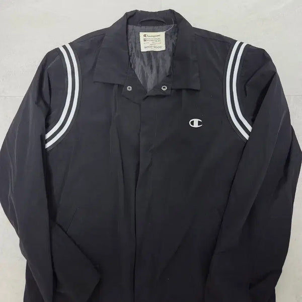[BUNJANG] Champion x Wood Wood Collaboration Big Logo Coach Jacket / 챔피온 X 우드우드(Wood Wood) 콜라보 빅로고 코치 자켓