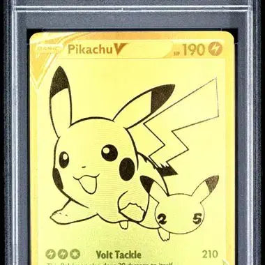 [BUNJANG] Pokemon TCG English 25th Anniversary Ultra Premium Collection Gold Pikachu V (PSA 8) / 포켓몬 카드 영문판 25주년 울트라 프리미엄 컬렉션 '골드 피카츄 V'
