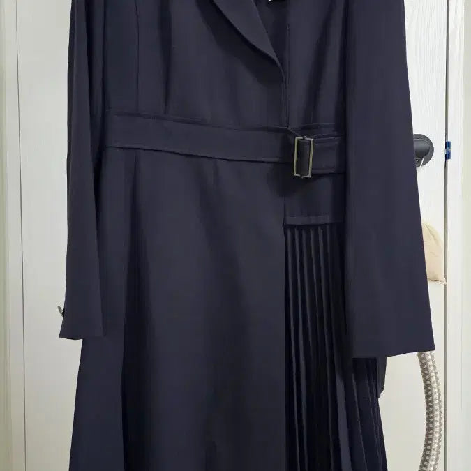 [BUNJANG] Ecole de Paris Brand Navy Pleated Dress / (새상품) 에꼴드파리 브랜드 원피스_택가 279,000원