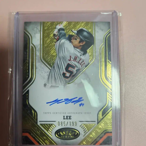 [BUNJANG] Lee Jung Hoo 2025 Topps Tier One Autograph Card (199 Print Run) / 이정후 199장 한정 2025 탑스 Tier One 오토 카드