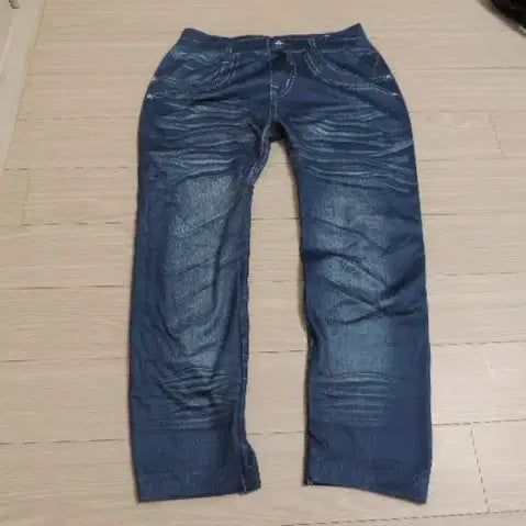 [BUNJANG] Jeans Pattern Leggings / 청바지 패턴 쫄바지