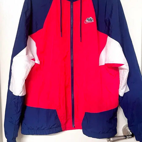 [BUNJANG] Nike Color Block Hooded Windbreaker Jacket / 나이키 바람막이점퍼