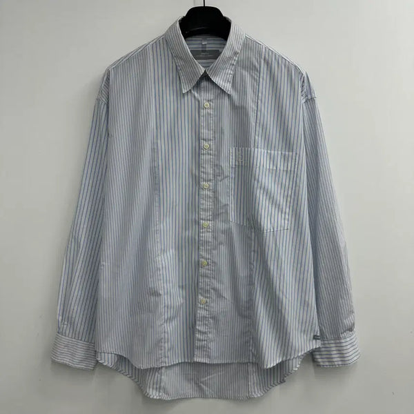 [BUNJANG] 95 Lifull Multi Stripe Men's Oversized Shirt / 95 라이풀 멀티 스트라이프 남자 오버핏 셔츠