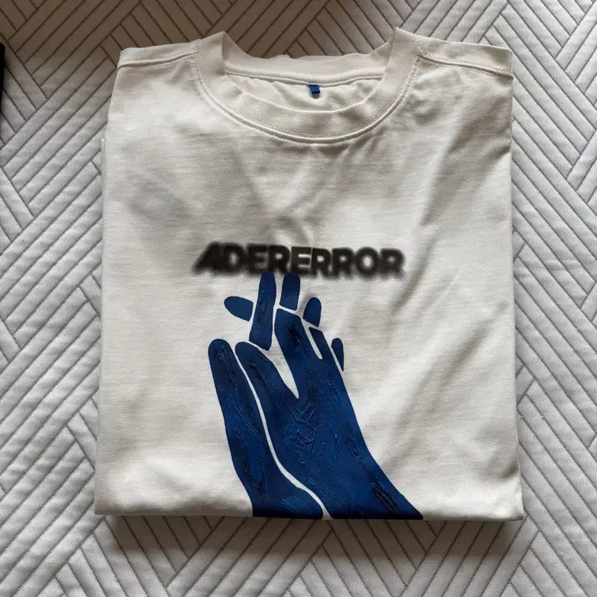 [BUNJANG] Ader Error Product.47 Short Sleeve T-Shirt White / 아더에러 프로덕트.47 반팔티셔츠