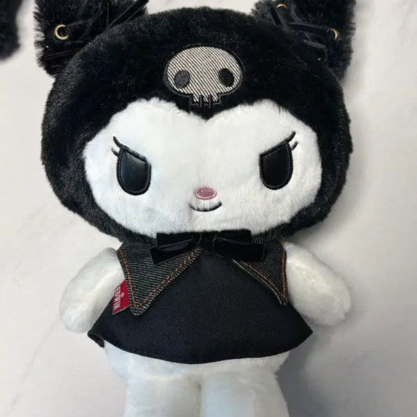 [BUNJANG] Kuromi x EDWIN Collaboration Plush Doll / 쿠로미xEDWIN 콜라보 인형