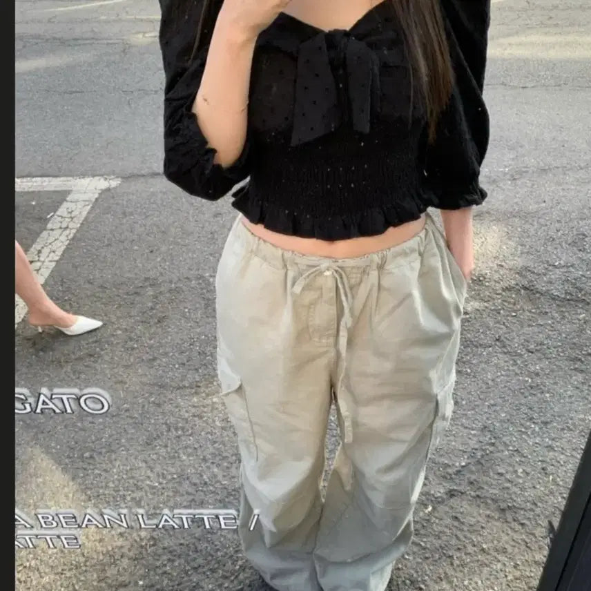 [BUNJANG] Berni Love Blouse Black / 베르니 러브 블라우스 블랙