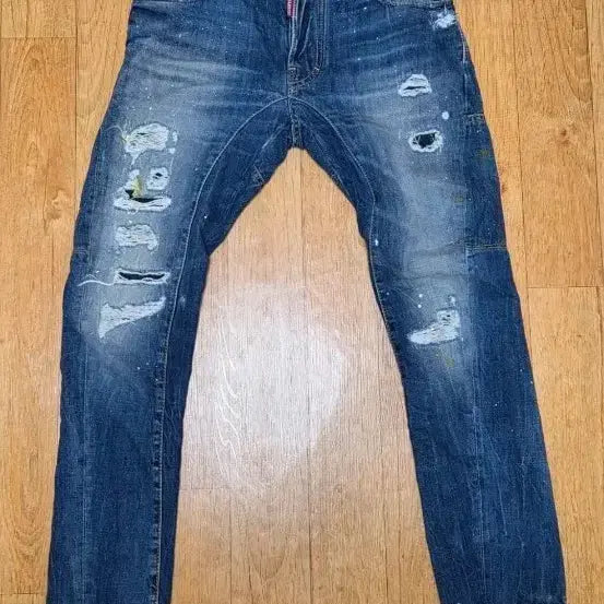 [BUNJANG] DSQUARED2 Summer Tidy Biker Jeans Size 32 / (백화점판)디스퀘어드2 여름용 얇은 타이디 바이커진 얇은 스판청바지32