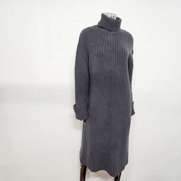 [BUNJANG] ZARA Grey Wool Long Dress (Size 77-88) / (F 77~88) 자라 ZARA 회색 모직 롱원피스 (77~88)