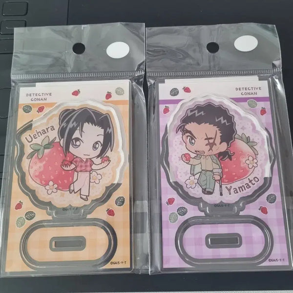 [BUNJANG] Detective Conan Yamato Kansuke & Uehara Yui Strawberry Acrylic Stand (Sealed) / [미개봉] 명탐정 코난 야마토 칸스케 우에하라 유이 딸기 아크릴 스탠드