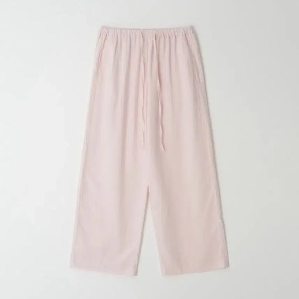 [BUNJANG] Leeds Linen Banding Pants Baby Pink Short / leeds 리즈 린넨 밴딩 팬츠 베이비핑크 숏