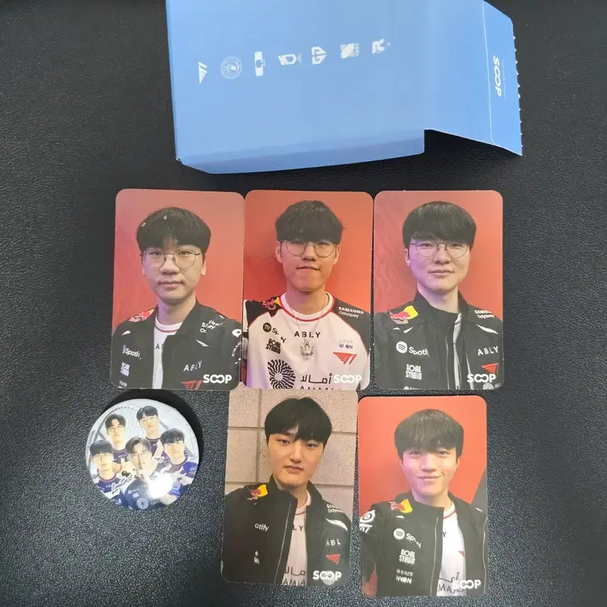 [BUNJANG] T1 T1DAL Photocard & Badge Set / msi 숲 티원포카&뱃지