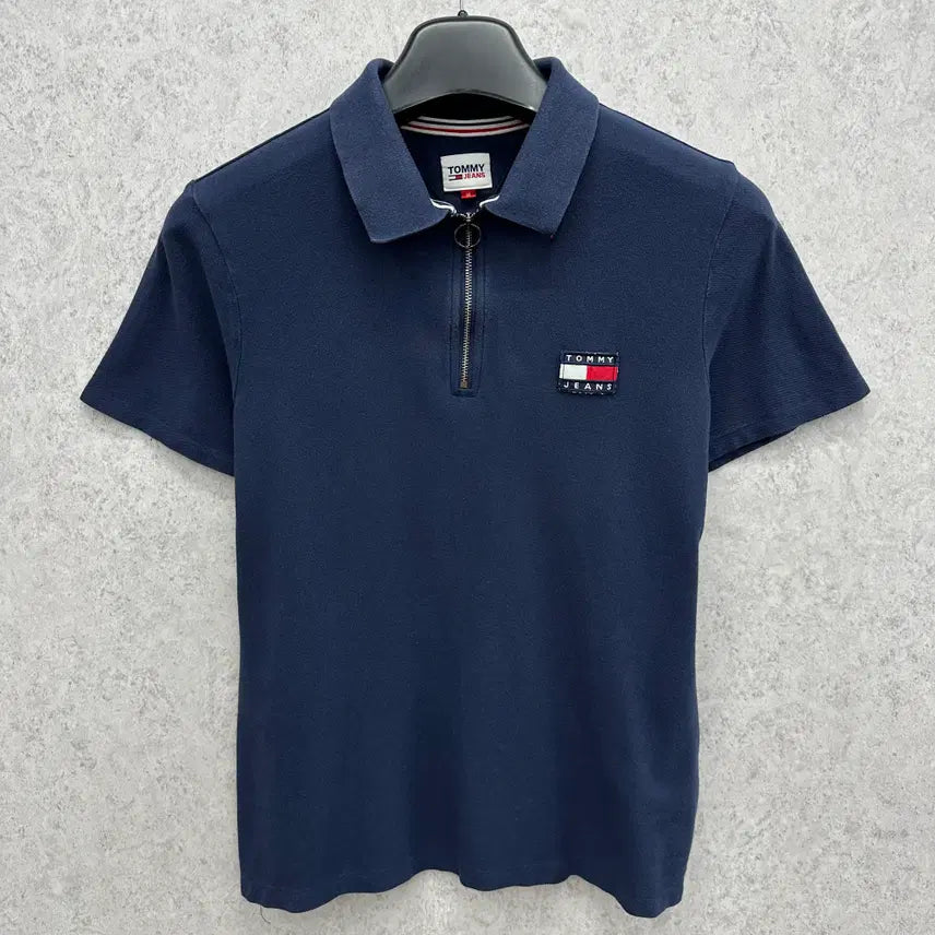 [BUNJANG] Tommy Hilfiger Women's Half-Zip Short-Sleeve Polo Shirt Size 95 / 95 타미힐피거 여자 반집업 반팔 카라티