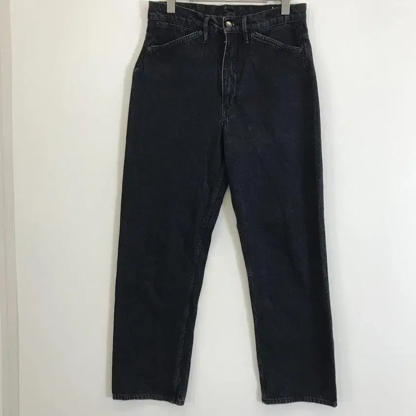 [BUNJANG] ZARA Straight Dark Wash Denim Jeans (31-inch) / 자라 스트레이트 진청데님 청바지 [31인치]