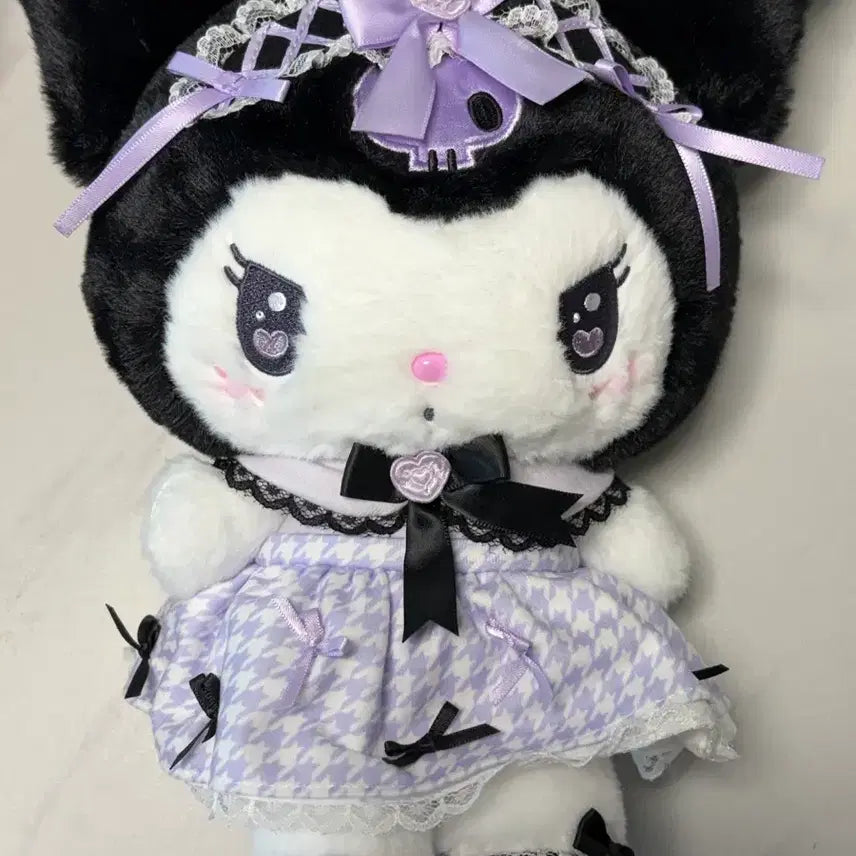 [BUNJANG] Sanrio Yumy Ribbon Kuromi Doll / 산리오 유메리본 쿠로미 인형