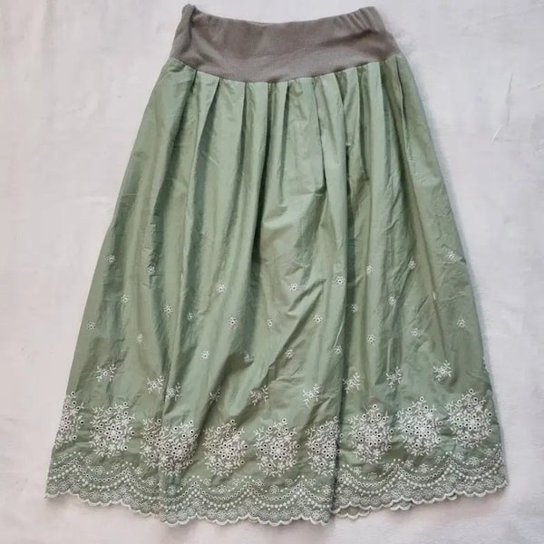 [BUNJANG] Vintage Mori Girl Hagumi Skirt / 빈티지 모리걸 하구미 스커트