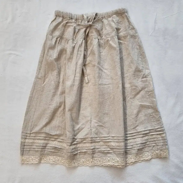 [BUNJANG] Vintage Mori Girl Hagumi Skirt / 빈티지 모리걸 하구미 스커트