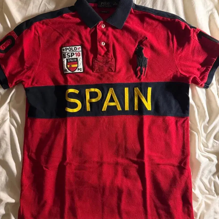 [BUNJANG] Polo Ralph Lauren Big Pony Spain Pique Polo Shirt / 빅포니 치프키프 스페인 카라티 마지막가격