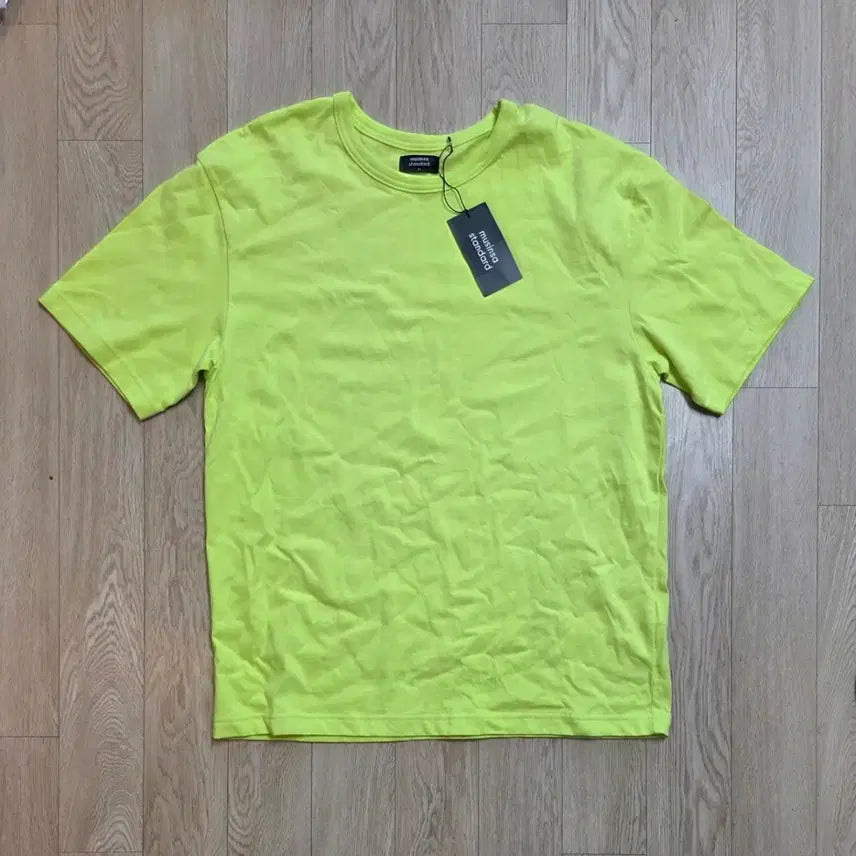 [BUNJANG] Musinsa Standard Plain 100% Cotton Short Sleeve T-Shirt - Size M (95) / 미사용 무신사 스탠다드 무지 순면 반팔티 M사이즈 (95) (줄자사진
