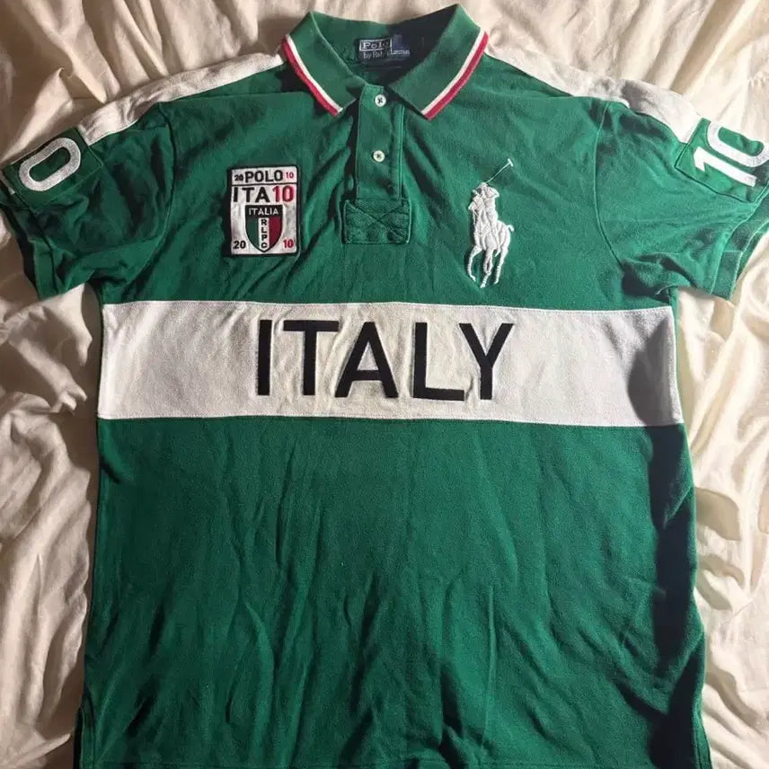 [BUNJANG] Polo Ralph Lauren Italy Line L/S Heritage Sports Polo Shirt / 빅포니 치프키프 이탈리아카라티 마지막가격
