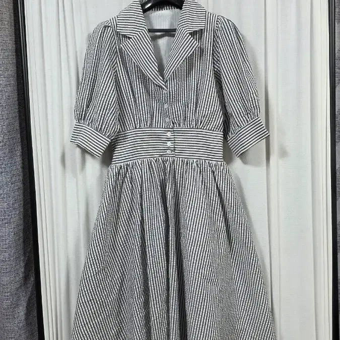 [BUNJANG] Cool Jjijimi Long Dress (Size 55) / 시원한지지미롱원피스(55)