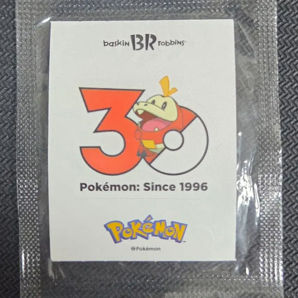 [BUNJANG] Pokemon 30th Anniversary Sticker (Charizard) / 포켓몬 30주년 띠부씰 스티커 베스킨라빈스 뜨아거