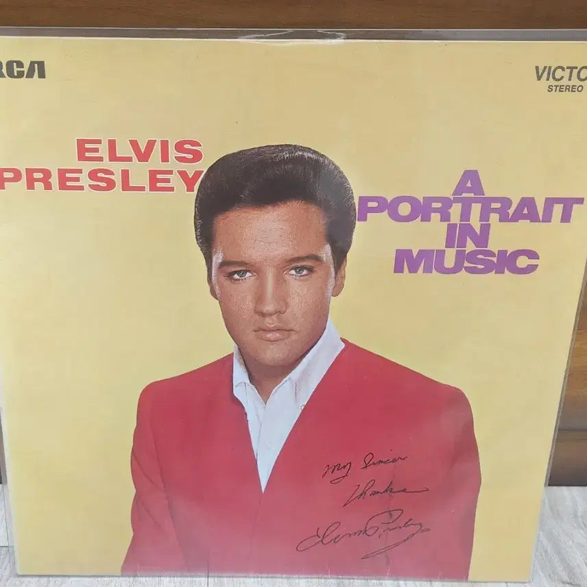 [BUNJANG] Elvis Presley Signed LP / 엘비스 프레슬리lp(싸인반)