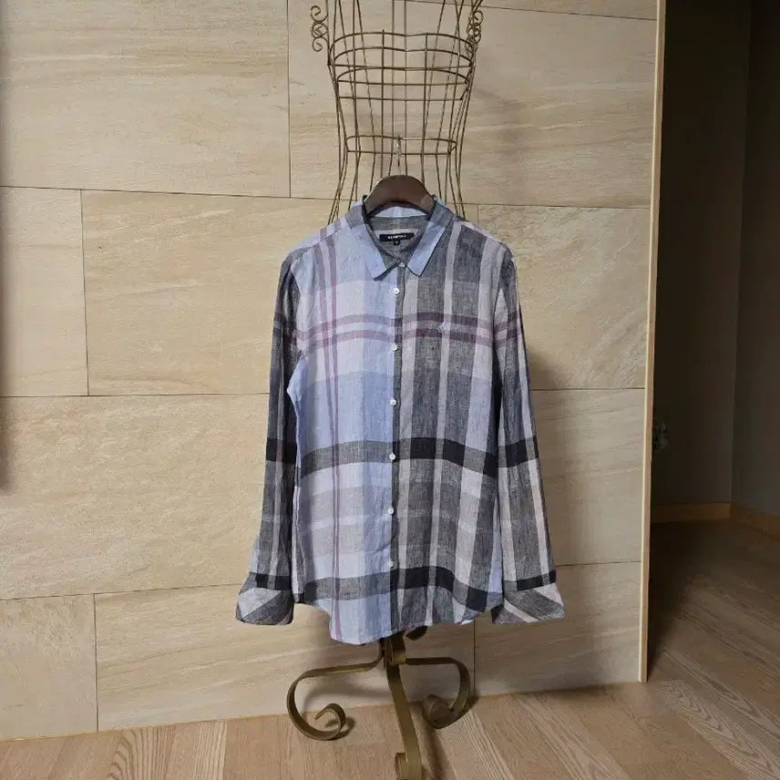 [BUNJANG] Beanpole Linen Women's Shirt / [95] 빈폴 린넨 여성 셔츠
