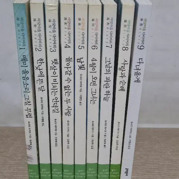 [BUNJANG] Our Little Sister (Umimachi Diary) Manga Volumes 1-9 Complete Set / 바닷마을다이어리(1~9완결) /중급