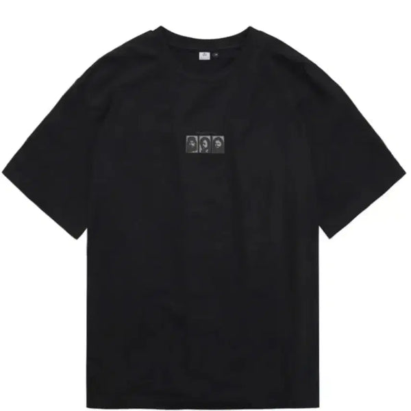 [BUNJANG] Polituru Apue Good Man Black T-Shirt Size 3 / 폴리테루 어퓨굿맨 블랙 반팔티 3size