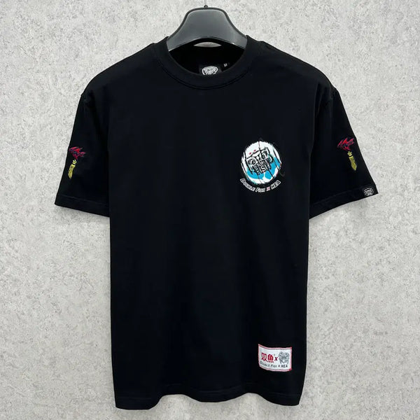 [BUNJANG] 95 HEA x Double Fish Men's Printed Short-Sleeve T-Shirt / 95 HEA x 더블피쉬 남자 프린팅 반팔 티셔츠