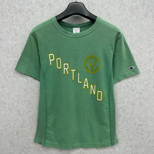 [BUNJANG] Champion Reverse Weave Portland T-Shirt / 100 챔피온 리버스위브 여자 portland 반팔 티셔츠