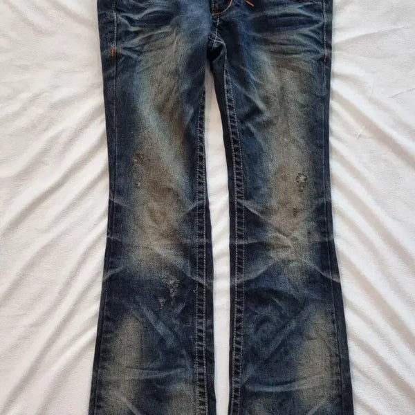 [BUNJANG] Vintage Y2K Grunge Punk Bootcut Washed Pants / 빈티지 y2k 그런지 펑크 부츠컷 워싱 팬츠