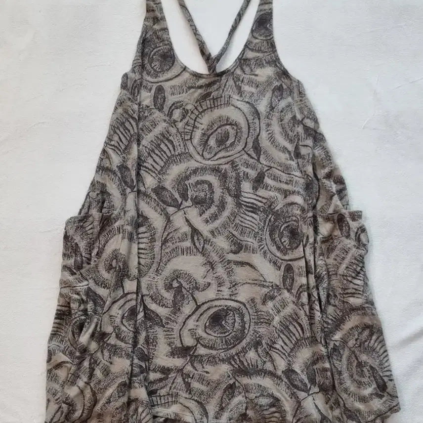 [BUNJANG] Vintage Mori Girl Hippie Ethnic Oriental Tank Top / 빈티지 모리걸 히피 에스닉 오리엔탈 나시