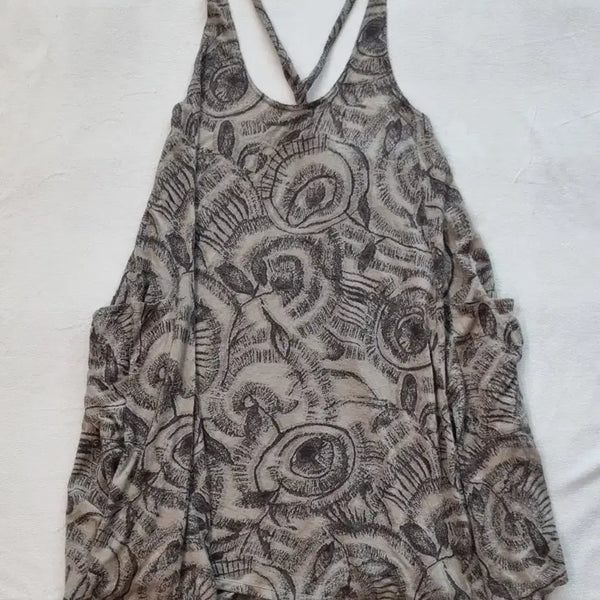 [BUNJANG] Vintage Mori Girl Hippie Ethnic Oriental Tank Top / 빈티지 모리걸 히피 에스닉 오리엔탈 나시