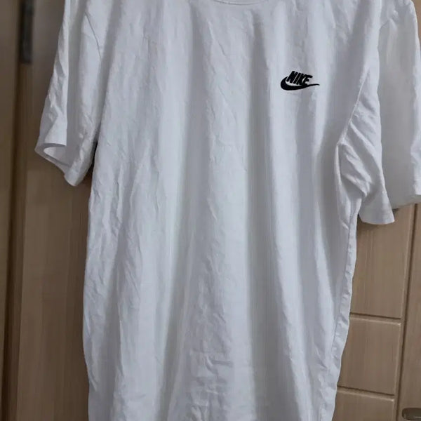 [BUNJANG] Nike Basic Logo Short Sleeve T-Shirt White / 나이키 반팔 티셔츠 화이트