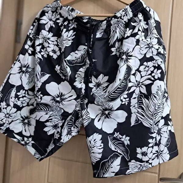 [BUNJANG] Hawaiian Pattern Swim Shorts / 하와이안 패턴. 바닷가바지