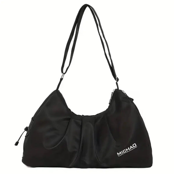 [BUNJANG] MICHAA Shoulder Bag Black Nylon / 미개봉 미차오 숄더백 블랙 (색상 검정 밖에 없습니다!!)