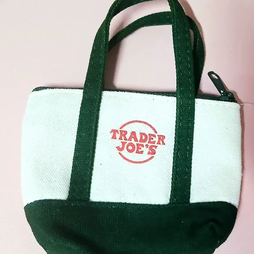 [BUNJANG] Trader Joe's Micro Eco Bag Mini Keyring Pouch / 트레이더조스 마이크로 에코백 미니 키링 파우치