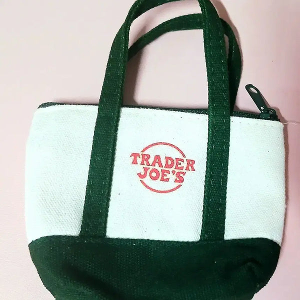 [BUNJANG] Trader Joe's Micro Eco Bag Mini Keyring Pouch / 트레이더조스 마이크로 에코백 미니 키링 파우치