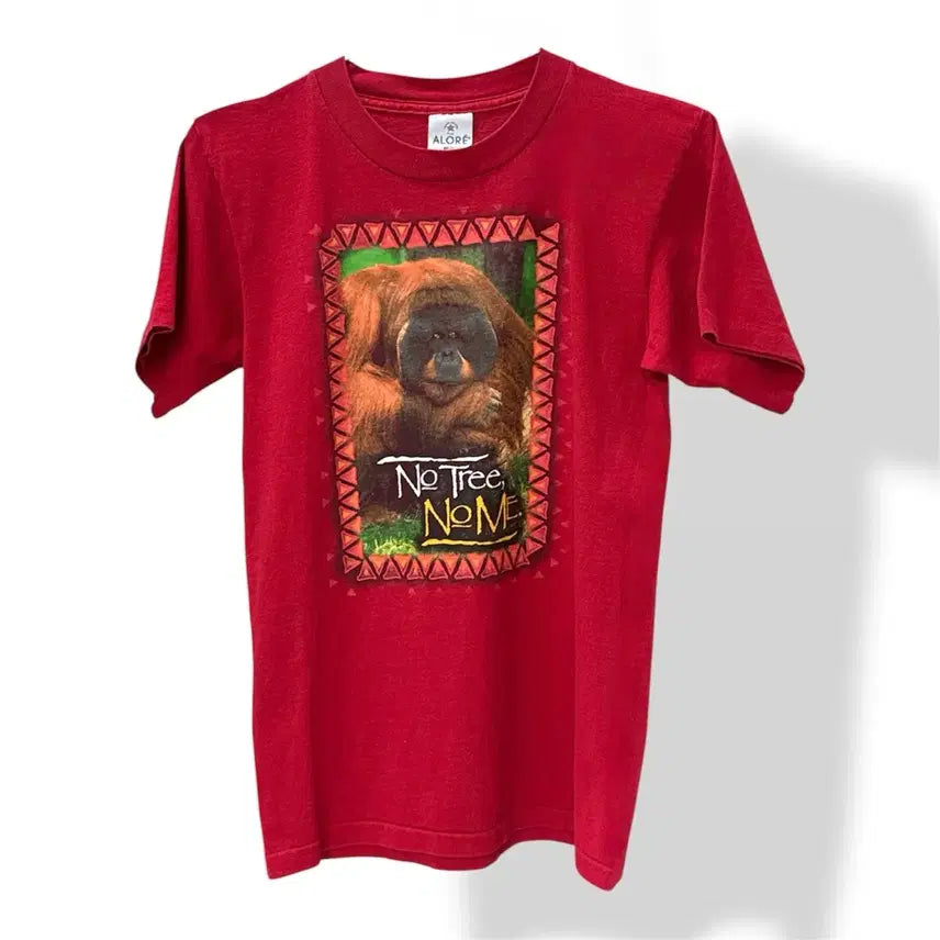 [BUNJANG] 90s Alorē Orangutan Graphic T-Shirt / 90s 아로레 오랑우탄 빈티지 티셔츠