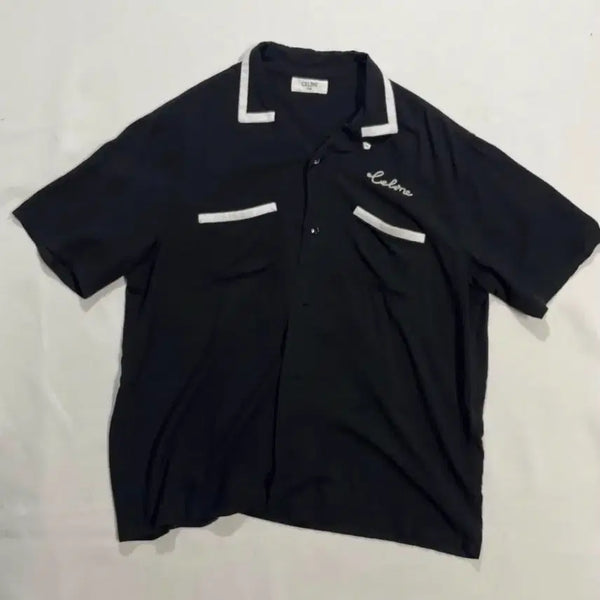 [BUNJANG] Celine Eddy Season Short Sleeve Shirt / 샐린느 에디시즌 반팔 셔츠