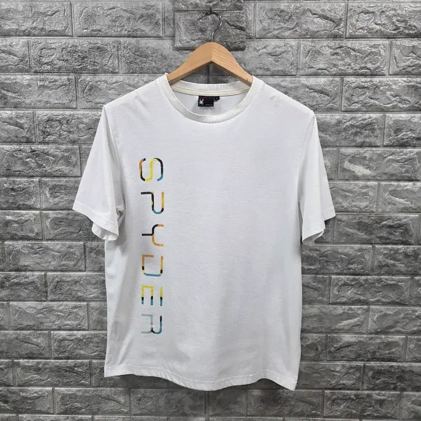 [BUNJANG] Spider Short-Sleeve T-Shirt White Size 100 / 스파이더 반팔 티셔츠 화이트  사이즈 100 세탁완료