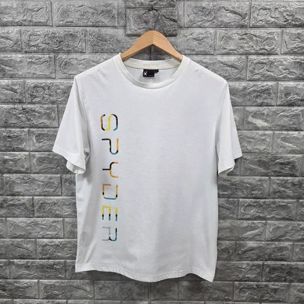 [BUNJANG] Spider Short-Sleeve T-Shirt White Size 100 / 스파이더 반팔 티셔츠 화이트  사이즈 100 세탁완료