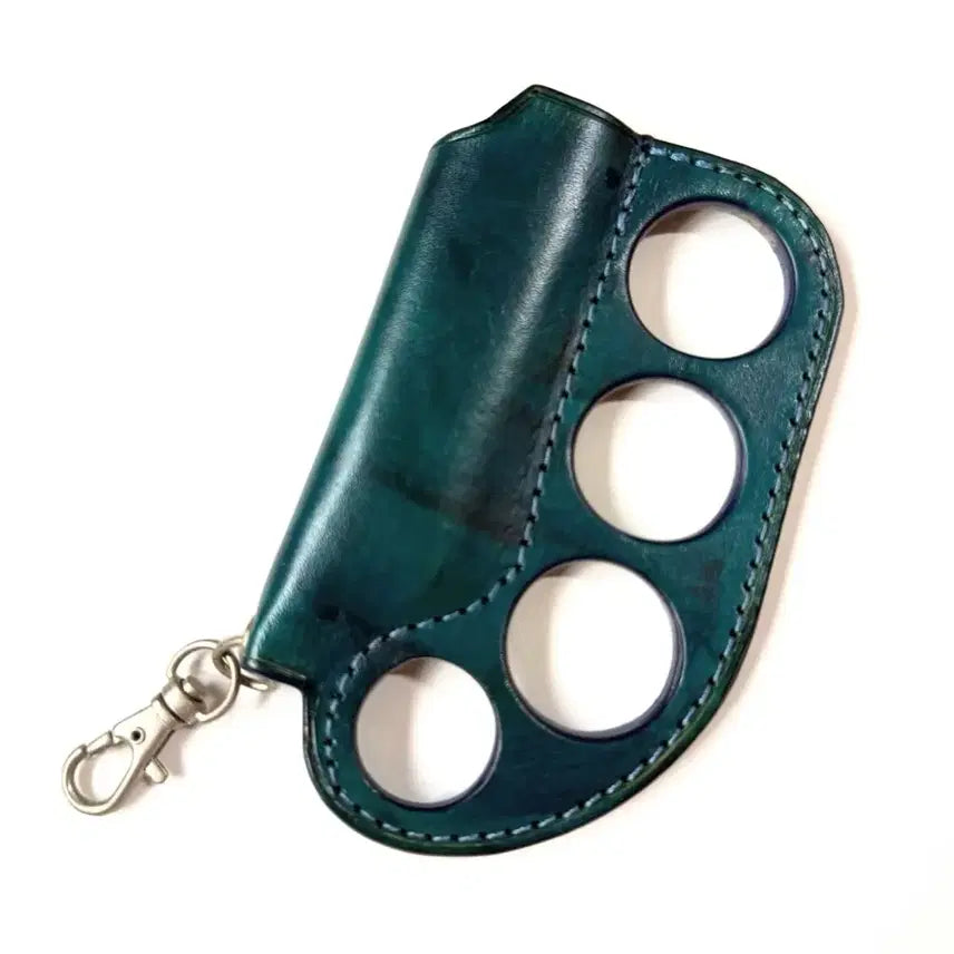 [BUNJANG] Genuine Leather Knuckle Lighter Case / 레더 너클 라이터 케이스