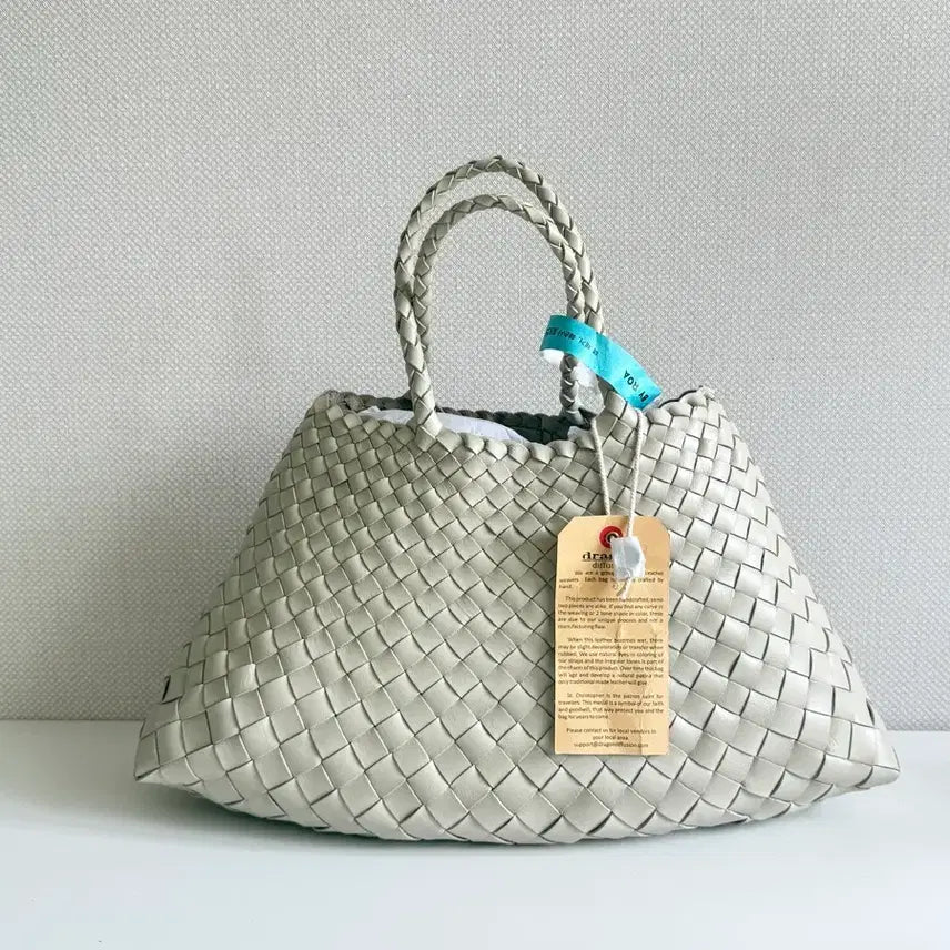 [BUNJANG] Dragon Diffusion Santa Croce Small Bag Ivory / (새상품)드래곤디퓨전 산타크로체 스몰 펄 색상 여성 가방 아이보리