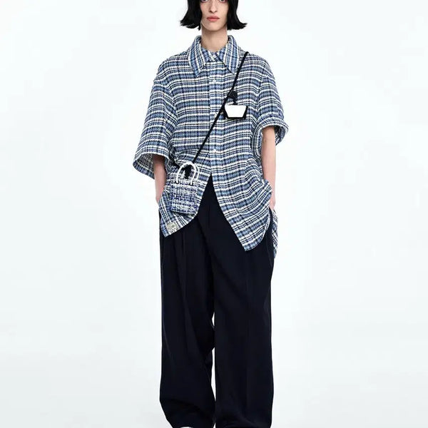 [BUNJANG] Ader Error Cartif Shirt Blue A3 / 아더에러 23ss Cartif 셔츠 블루 A3