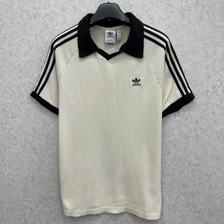 [BUNJANG] Adidas Men's Waffle Short Sleeve Polo T-Shirt XL / 105 아디다스 남자 와플 반팔 카라티